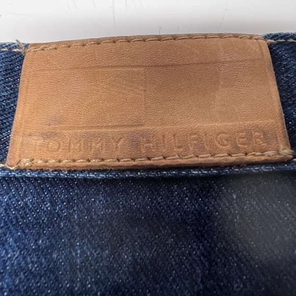 Tommy Hilfiger Boyfriend Sz8 High Rise Bootcut 31” L 100% Cotton - Picture 3 of 4